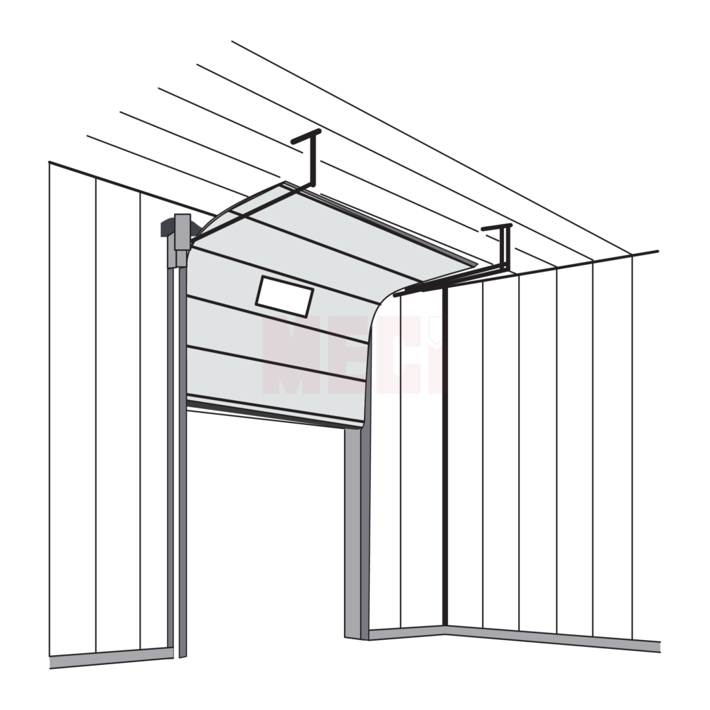 Cửa trượt cao ốp trần