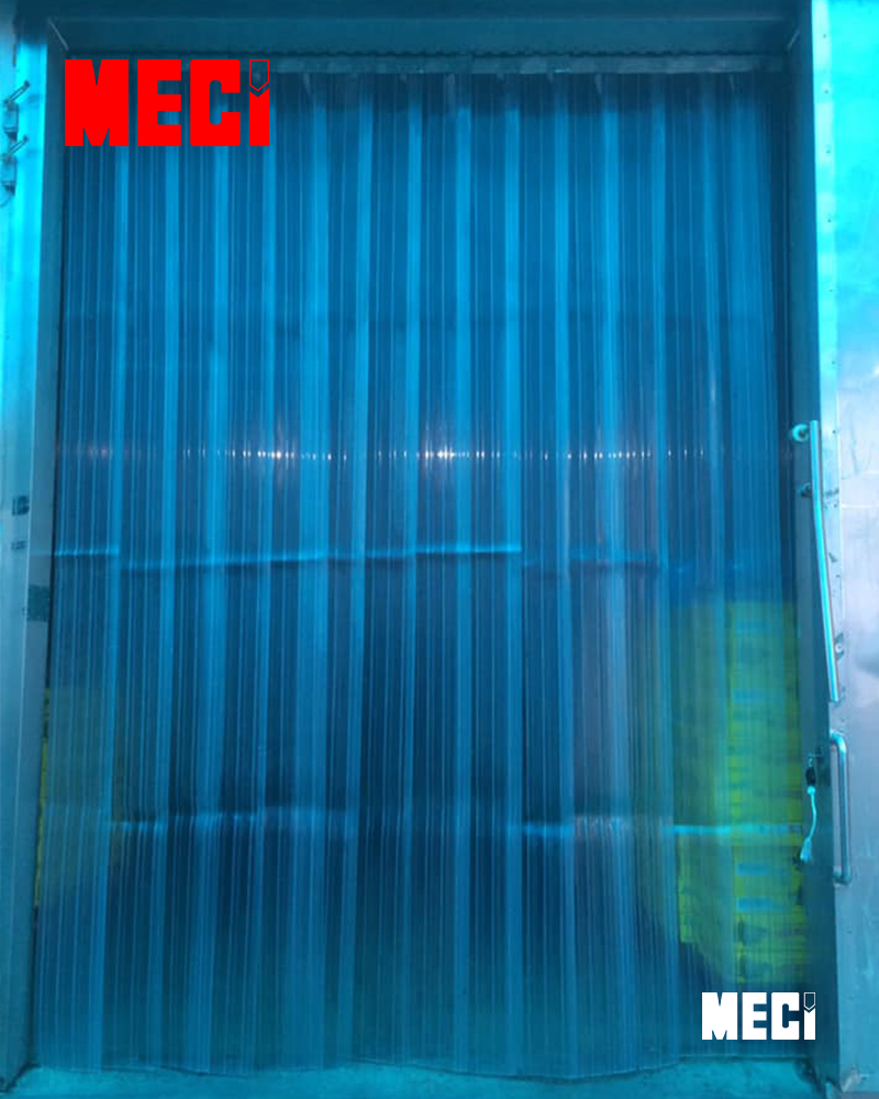 Rèm nhựa ngăn kho lạnh lưu trữ hàng hóa