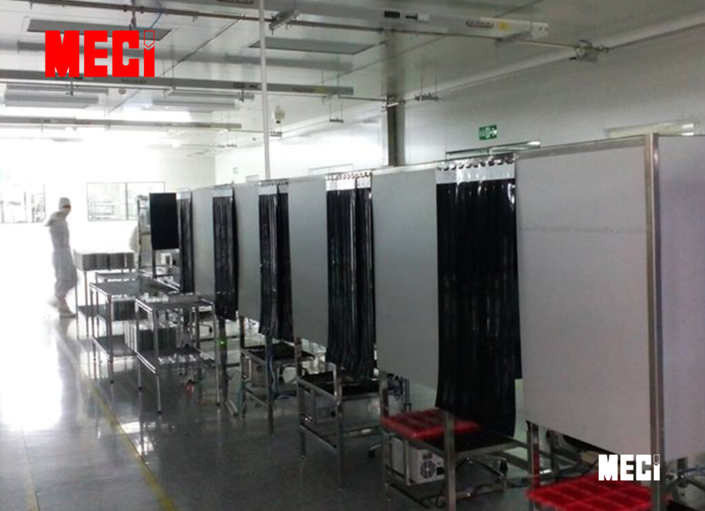 Rèm ngăn buồng thao tác hàn