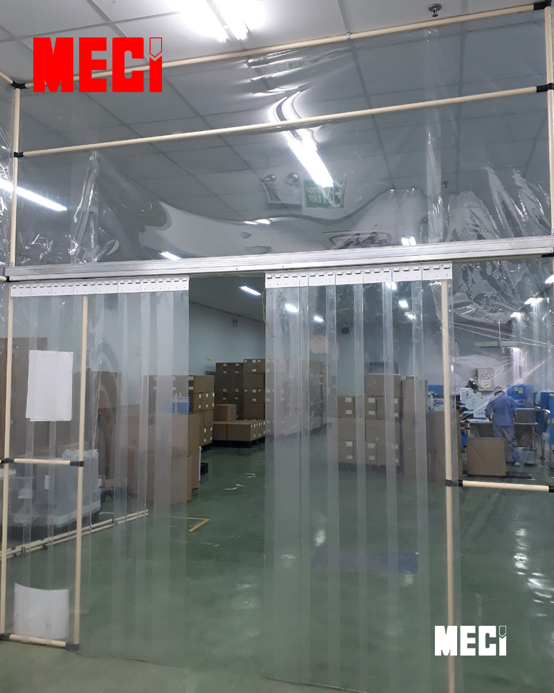 Vị trí đi lại lắp kết hợp rèm tiêu chuẩn