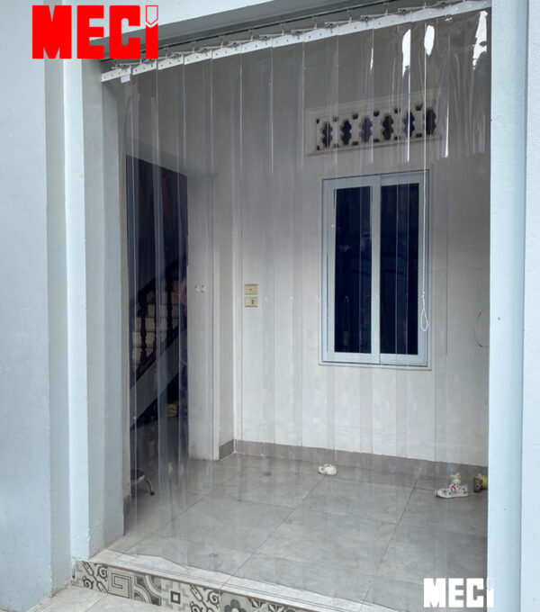 Lắp Đặt Rèm Nhựa PVC Trong Ngăn Bụi Tại Hà Đông