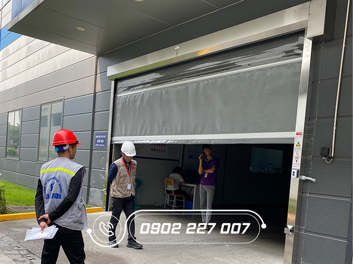 Cửa cuốn nhanh tự động đóng mở