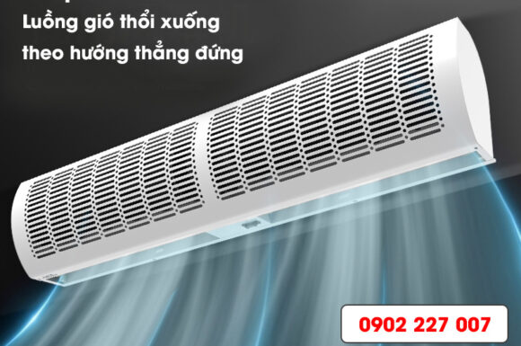 Quạt cắt gió thổi theo hướng thẳng đứng