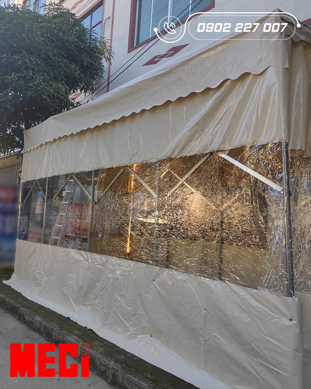 Có thể kết hợp bạt trong để quan sát