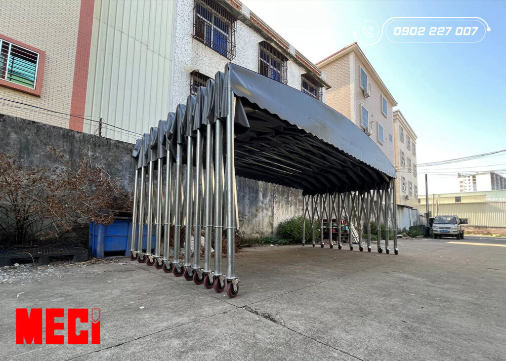 Lều xếp gọn và có thể kéo di động